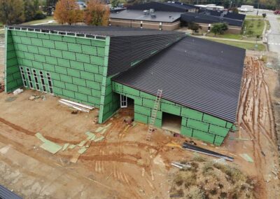 Metal Roof Contractors Oklahoma Broken Bow Fine Arts Building 001