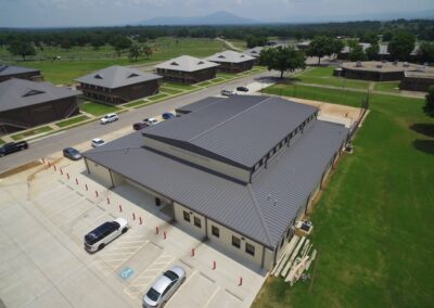Metal Roof Contractors Oklahoma Carl Albert State College Armory Building 005