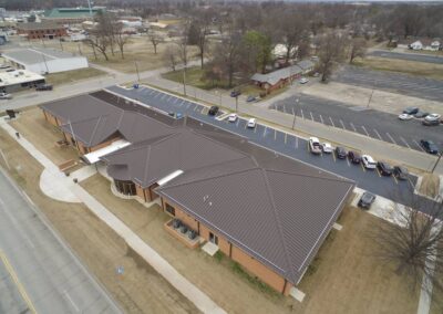 Metal Roof Contractors Oklahoma City Of Pryor Library 004