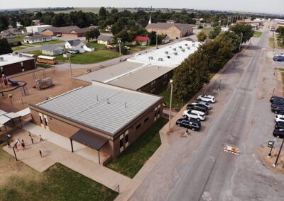 Metal Roof Contractors Oklahoma Fletcher Elementary 001