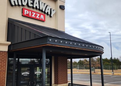 Metal Roof Contractors Oklahoma Hideaway Pizza Norman 004