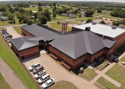 Metal Roof Contractors Oklahoma Mulhall Elementary 005