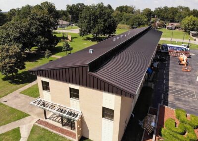 Metal Roof Contractors Oklahoma Murray State Patton Hall 002