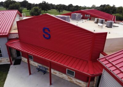 Metal Roof Contractors Oklahoma Silo Elementary 007