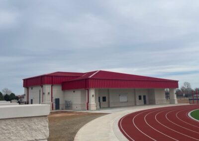 Metal Roof Contractors Oklahoma Weatherford Public Schools New Concessions 003